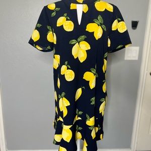 Mud Pie lemon crepe dress